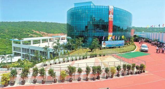 Visakhapatnam coastal city view with IT park and modern infrastructure